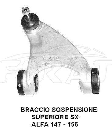 BRACCIO SOSPENSIONE ALFA 147 - 156 ANT.SX SUPERIORE